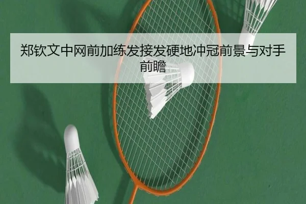 郑钦文中网前加练发接发硬地冲冠前景与对手前瞻